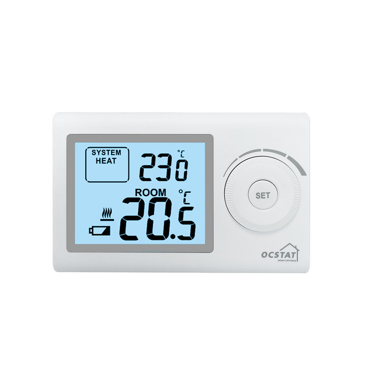 Digital Heating Battery Operated Room Thermostat With Temperature Control