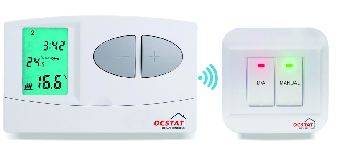 Omron Relay RF Room Thermostat , Air Conditioner Room Temperature