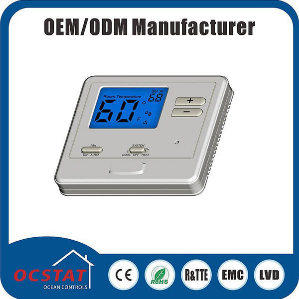 Nonprogrammable Digital Heating and Cooling Room Temperature