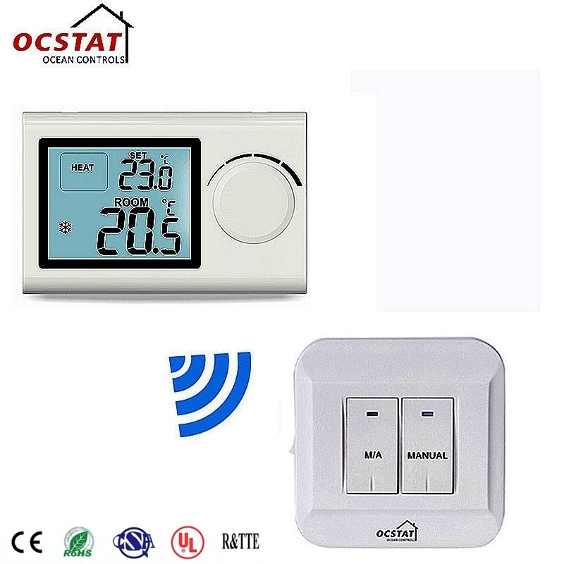 Non Programmable Wireless Temperature Control Heating and Cooling