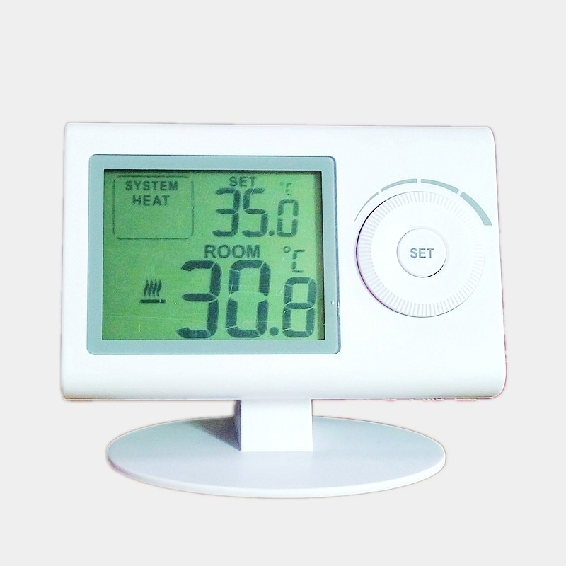 LCD Display Non Programmable Digital Thermostat With Heat / Cool , Blue