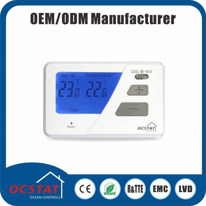 Wiring Air Conditioner Thermostat Temperature Switch Wall Mount With Wiring Air Conditioner Thermostat Temperature Switch Wall Mount With Bat Low Indicator