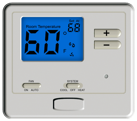 Single Stage 1 Heat 1 Cool Digital Boiler Thermostat Non - Programmable