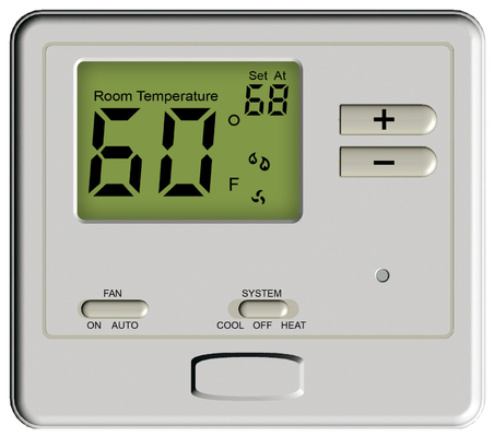 Single Stage 1 Heat 1 Cool Digital Boiler Thermostat Non - Programmable