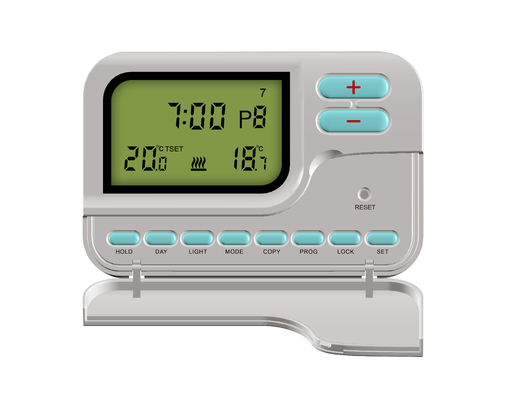 5 - 2 Day Programmable Thermostat wired programmable thermostat digital thermostat 230V power with AAA Batteries
