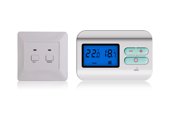 Wireless Electronic Room Thermostat Non - Programmable With Big Screan LCD