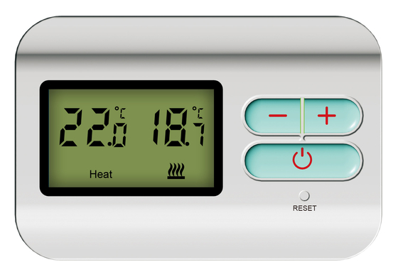 Digital Wireless Room Thermostat For Heat Pump With Aux Heat