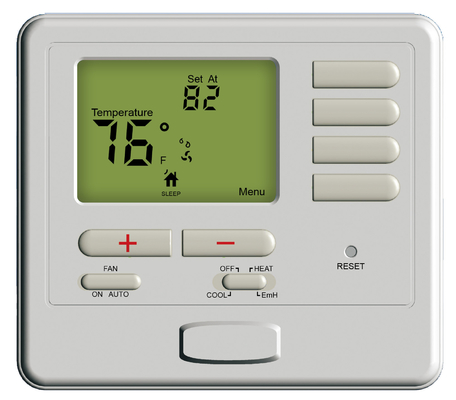 Heating And Air Conditioning Non Programmable Thermostat 2 Heat 1 Cool