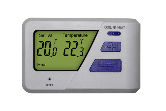 Heat Cool Thermostat , Electric Wall Heater With Digital Thermostat
