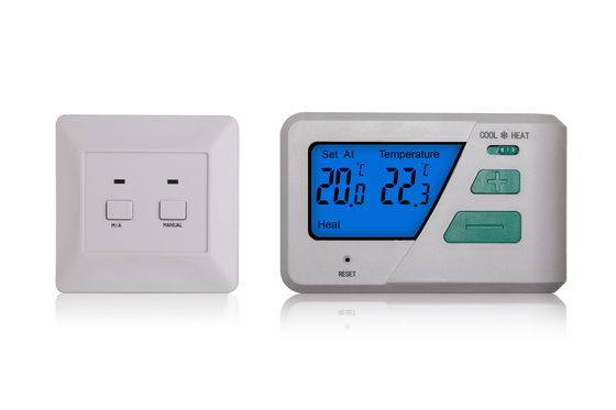 Heat Cool Thermostat , Electric Wall Heater With Digital Thermostat