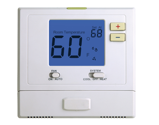 Digital Air Conditioner Thermostat With Emergency Heat Switch