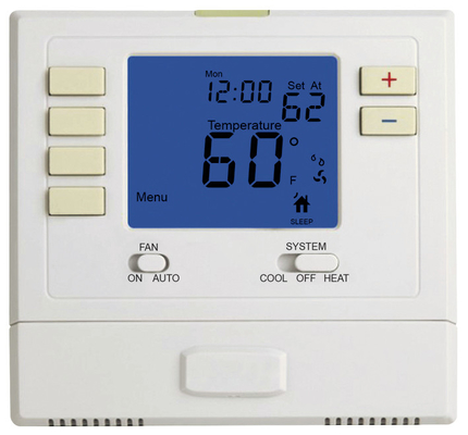 Multi Stage Underfloor Heating Room Thermostat 24V With Blue Backlight