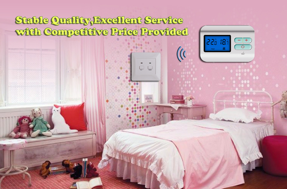 Wall Mounted Digital Wireless Room Thermostat Non Programmable