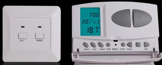 Wireless Air Conditioner Thermostat , Room Thermostat With Timer
