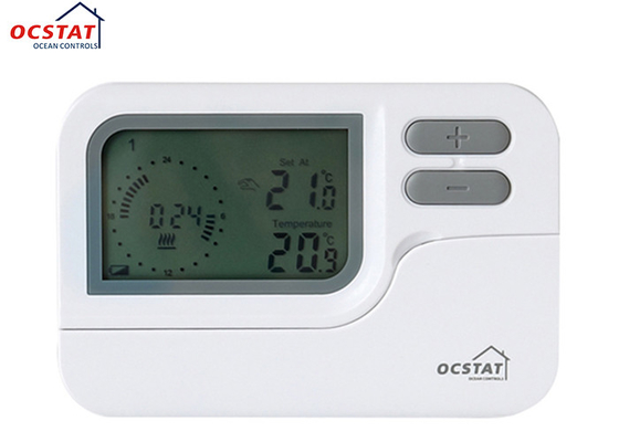 LED Blue Backlight 	7 Day Programmable Thermostat With HVAC System