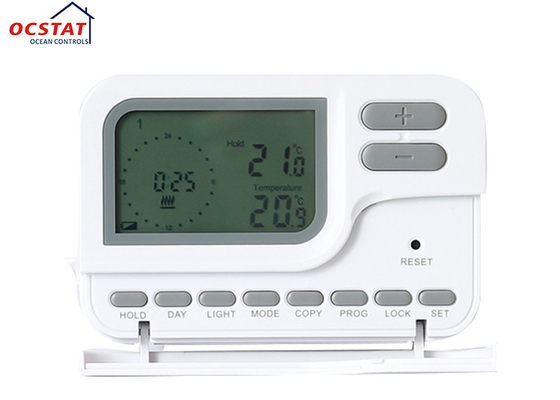 LED Blue Backlight 	7 Day Programmable Thermostat With HVAC System