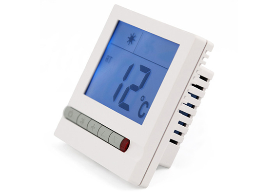 Air Conditioner Fan Coil Thermostat With Remote Control , Digital Lcd Display