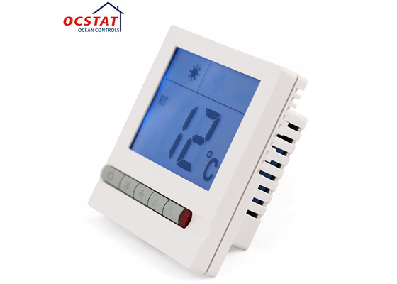 Wall Mounted Easy Heat Non Programmable Thermostat Large LCD Fan Speed Control