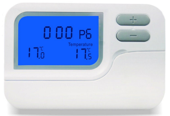 Digital LCD Display 7 Day Programmable Thermostat with Manual Override Mode