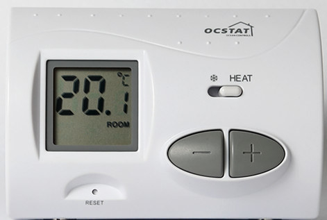 Temperature Control Digital LCD Display Thermostat with LED System Indicator
