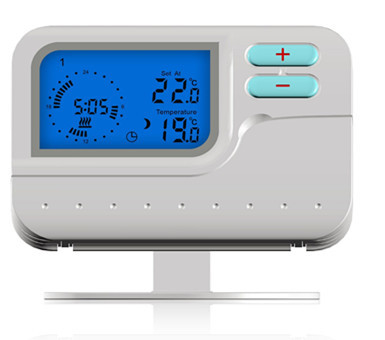Air Conditioner RF Room Thermostat Weekly Programmable With Keypad Lockout
