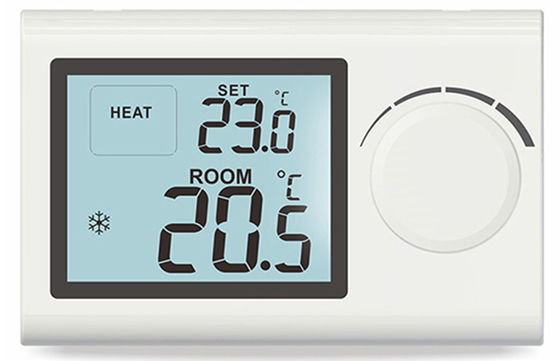 ABS Materials 868Mhz RF Non-Programmable Room Thermostat With 2*AAA Size Battery