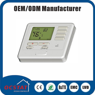 Heating and Cooling Adjustment LCD Display Digital Room Thermostat Menu Driven Programmable