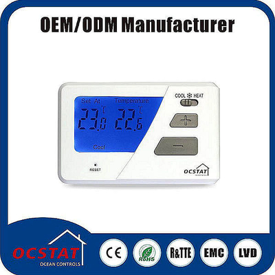 Wall mounted Wired Digital Thermostat Non-Programmable 24 V AC