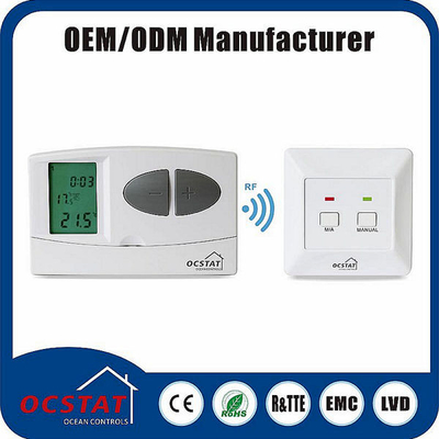 Heating Room 7 Day Programmable Thermostat Manual Override Mode