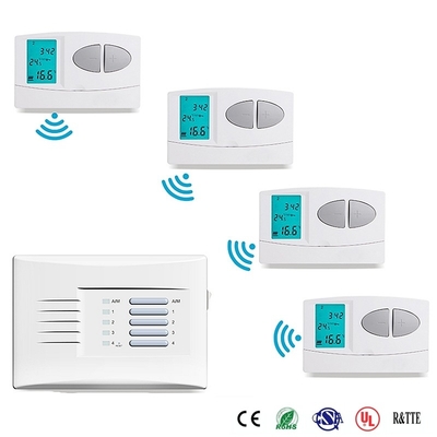 Wireless Weekly Wireless Programmable Room Thermostat , Wireless House Thermostat