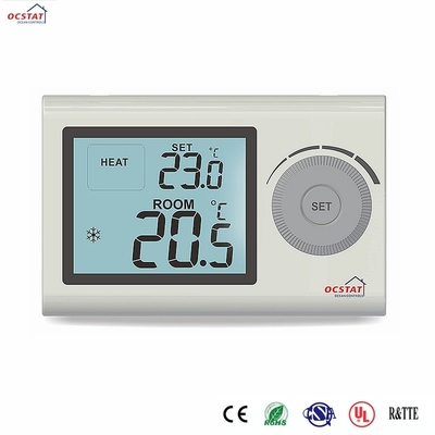 Non - Programmable Wireless Digital Room Thermostat WIth Temperature Control Heating and Cooling