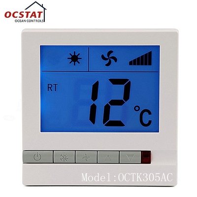 230 VAC White Color Air Conditioner Temperature Control Floor Heating Room Thermostat