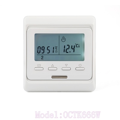 ABS 7 Day Programmable Thermostat Digital Temperature Control and Floor Heating Thermostat