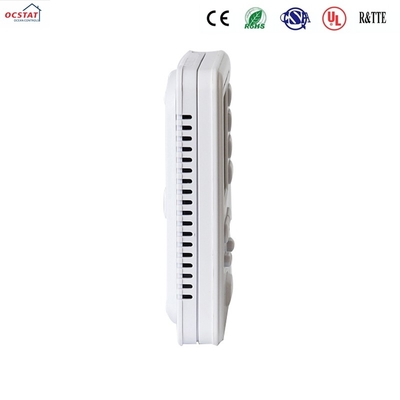 White Color Heat Pump Non Programmable Thermostat Air Conditioner Heating Room Thermostat