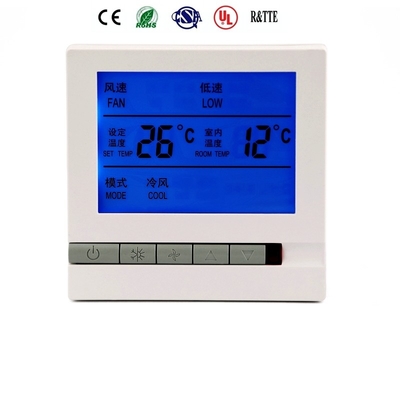 Air Conditioner Digital Temperature Control HVAC Thermostat Water Heater Thermostat with Fan Coil