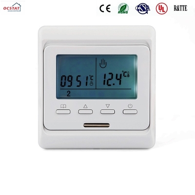 Temperature Control Underfloor Heating Room Thermostat Wired 7 Day Programmable