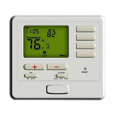 Single Stage Air Conditioner Digital Temperature Controller Heating Thermostat with Battery