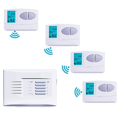 7 Day Programmable Temperature Control Heating Room Thermostat with Battery