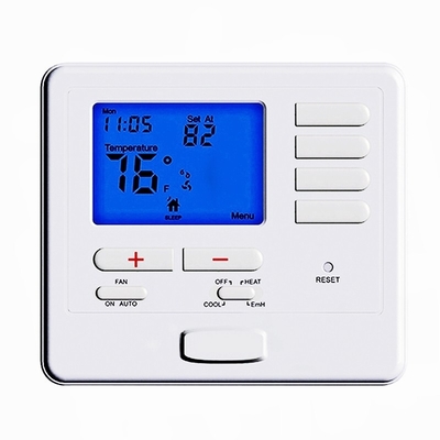 Heating and Cooling Room Temperature Heat Pump Thermostat Menu Driven Programmable