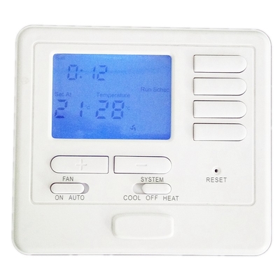 Single Stage Programmable Heating Room Thermostat , Hvac Digital Thermostat 24V Power