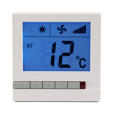 Central Air Conditioner Fan Coil Thermostat , Temperature Control Heating Room Thermostat