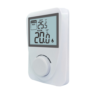 Temperature Controller Wired Room Thermostat With Bat - Low Indicator