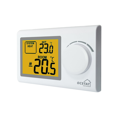 White 2019 Ocstat Digital Non - Programmable Thermostat With One Year Warranty