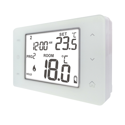 Touch Button Display HVAC Thermostat / Digital Heat Pump Thermostat With 2*Aaa Size Battery