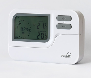 HVAC Digital Programmable Wired Room Thermostat / FCU Customizable Color Controller Thermostat
