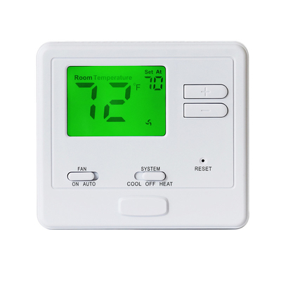 No - Programmable Large LCD Single Stage Air Conditoning HVAC Room Thermostat
