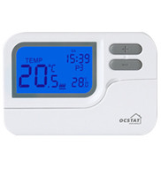 Digital LCD Display 7 Day Programmable Thermostat with Manual Override Mode