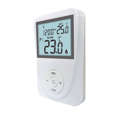 Large LCD Display Digital Room Gas Boiler Thermostat CE