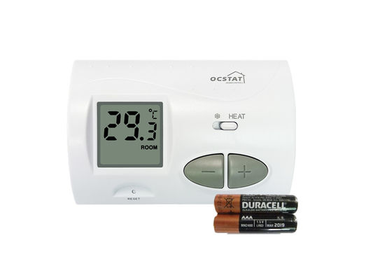 Customized Color Digital Room Thermostat Non - Programmable Anti - Flame ABS