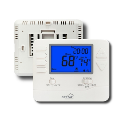 5 / 1 / 1 Programmable  HVAC Thermostat 24 Volt For Heating / Cooling